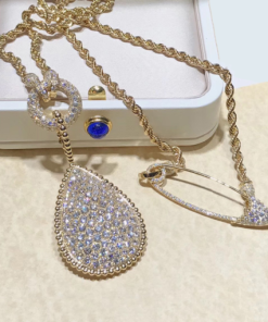 Boucheron Serpent Boheme Yellow Gold Diamond XXL Motif Pendant JCL00818M