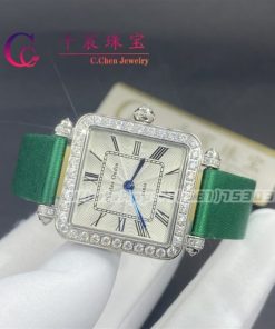 Charles Oudin Pansy Retro Green Straps Watch Medium ?C 24mm
