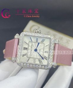 Charles Oudin Pansy Retro Pink Straps Watch Medium ?C 24mm