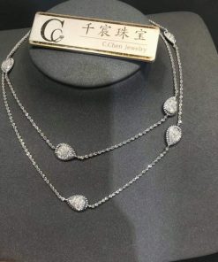 Boucheron Serpent Boh?me Long Necklace 6 Paved Motifs Long Necklace JCL00979