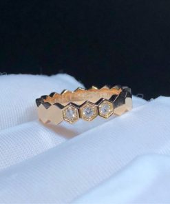 Chaumet Bee My Love Ring Rose gold diamonds 3.5mm 083361