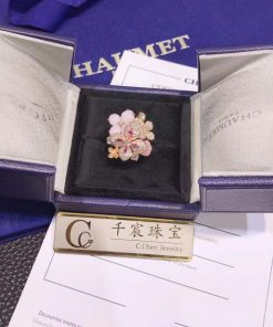 Chaumet Hortensia Opal, Sapphire and White Diamonds Ring 082477