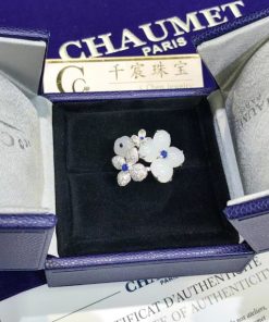 Chaumet Hortensia white chalcedony and White Diamonds Ring 082947