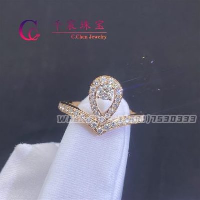 Chaumet JOS?PHINE AIGRETTE RING Rose Gold And Diamonds 083511