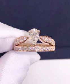 Chaumet Josephine Pink Gold Diamond Ring J4MQ00