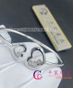 Chopard Happy Diamonds Icons Bangle White Gold, Diamonds 85A614-1000