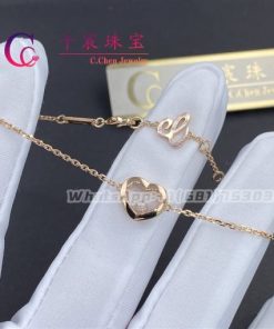 Chopard Happy Diamonds Icons Bracelet Rose Gold 85A054-5001