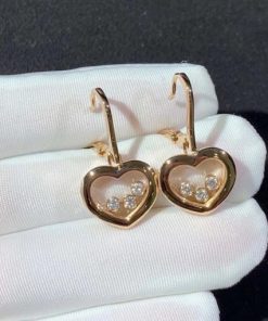 Chopard Happy Diamonds Icons Earrings Rose Gold 83A611-5301