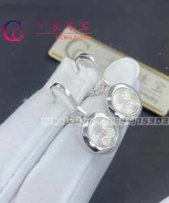 Chopard Happy Diamonds Icons Earrings White Gold Diamonds 83A018-1301
