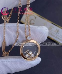 Chopard Happy Diamonds Icons Pendant Ethical 18K Rose Gold