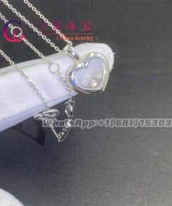 Chopard Happy Diamonds Icons Pendant, Ethical White Gold And Diamonds 79A611-1001