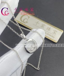 Chopard Happy Diamonds Icons Pendant White Gold Diamonds 79A018-1001