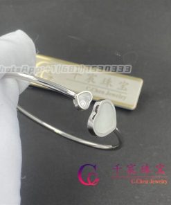 Chopard Happy Hearts Bangle White Gold Mother-of-Pearl 857482-1300