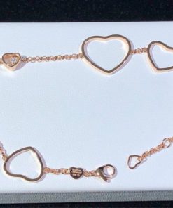 Chopard Happy Hearts Bracelet Rose Gold 857482-5001