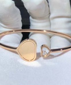 Chopard Happy Hearts Golden Hearts Bangle Rose Gold @85A007-5020