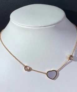 Chopard Happy hearts Necklace rose gold Mother-of-Pearl 81A082-5301