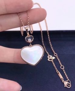 Chopard Happy Hearts Pendant Rose Gold Mother-of-pearl 797482-5301