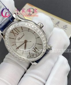 Chopard Happy Sport 29 X 31mm Automatic Lucent Steel? Diamonds 278602-3003