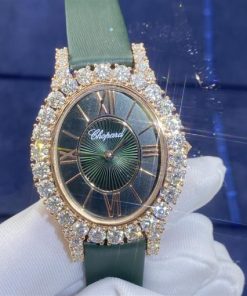 Chopard L??heure Du Diamant Oval Medium 18-carat Rose Gold and Diamonds 139383-5009