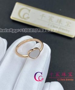 Chopard My Happy Hearts Ring Rose Gold Mother-of-Pearl 82A086-5300