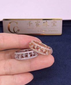 De Beers Dewdrop Band in Rose Gold R102314