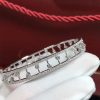 De Beers Dewdrop Bangle in White Gold B102147