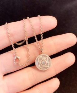De Beers Enchanted Lotus Pendant in Rose Gold and Mother-of-Pearl N1021970045