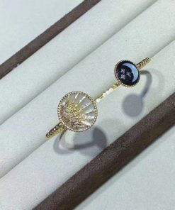 Dior Rose C??leste Bracelet Mother Of Pearl And Onyx Bracelet
