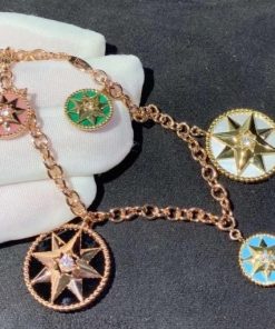 Dior Rose Des Vents Bracelet Pink And Bracelet JRDV95060