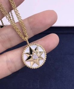 Dior Rose Des Vents Medallion Necklace -JRDV95037_0000