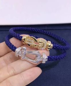 Fred Force 10 Bracelet 18k White Gold Large Model 0B0026-6B0232