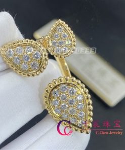 Boucheron Serpent Boh??me Ring 3 Motifs In 18K Yellow Gold And Diamonds JRG02997