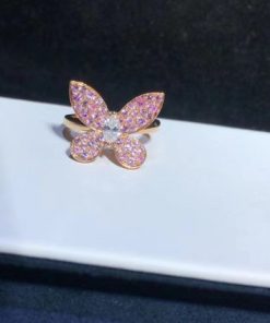 Graff Butterfly Pav?? Pink Diamond Ring RGR235