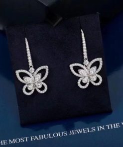 Graff Butterfly Silhouette Drop Earrings RGE1617