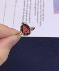 Boucheron Serpent Boh??me Ring Rhodolite Garnet S Motif JRG02783
