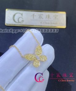 Graff Pav?? Butterfly Yellow Diamond and Marquise Diamond Necklace RGP276