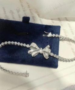 Graff Tilda??s Bow Classic Diamond Double Strand Bracelet