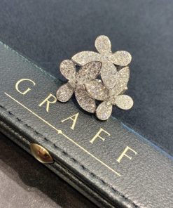 Graff Triple Pav?? Butterfly Diamond Ring RGR300