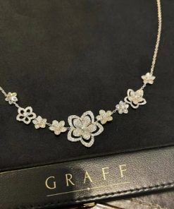 Graff Wild Flower Multi Diamond Necklace RGN755
