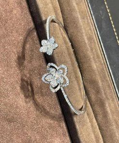 Graff Wild Flower Open Diamond Bangle RGB513