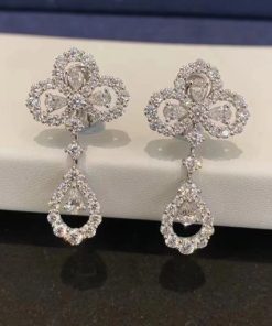 Harry Winston Diamond Loop Chandelier Earrings EADPRPDRL4C