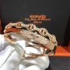 Herm??s 18k Rose Gold & Diamond Alchimie Bracelet