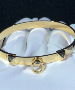 Herm??s Collier de Chien Yellow gold bracelet H108116B 00SH