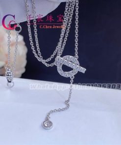 Hermes Finesse Lariat Necklace ?C H219207B 00
