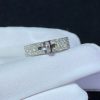 Hermes Kelly Ring 18k White Gold