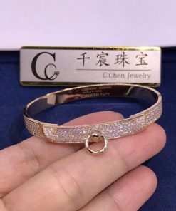 Hermes Paris Collier De Chien Bracelet Small Model H213410B 00SH