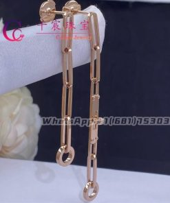 Hermes Paris TPM Kelly Chaine Earrings 435367