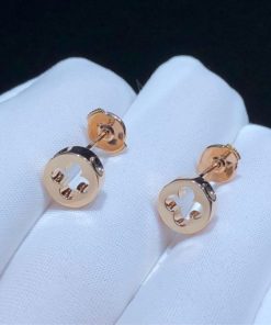 Louis Vuitton Empreinte Ear Studs, Pink Gold Q96579
