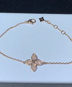 Louis Vuitton Idylle Blossom Bracelet, Pink Gold And Diamonds Q95666