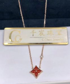 Louis Vuitton LV Color Blossom Bb Star Pendant Cornelian and Diamond Q93711